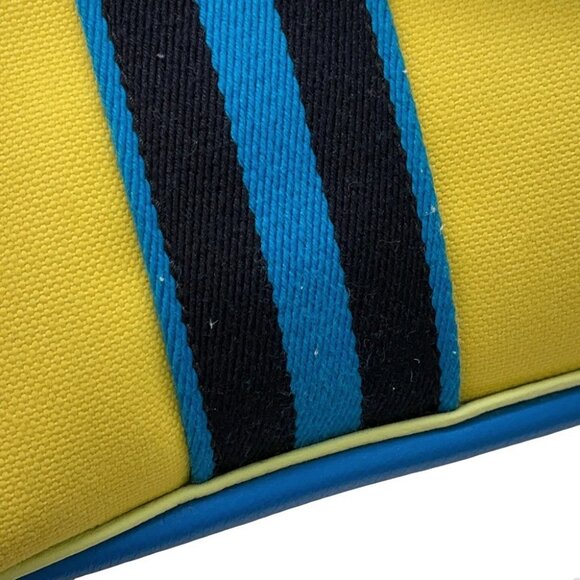 HERMES Pur Sangle Toile Military/Taurillon Clemence/Sangle woolly Lime/Vert ... - Picture 5 of 13